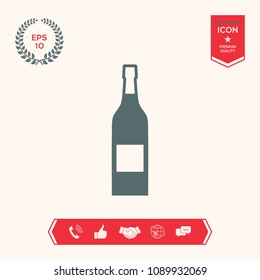 Bottle of wine icon