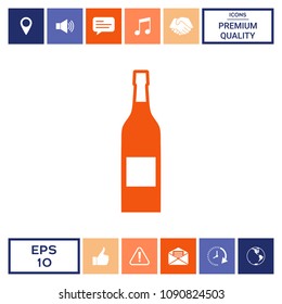 Bottle of wine icon