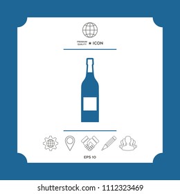 Bottle of wine icon