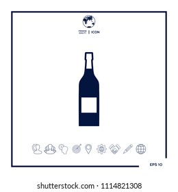 Bottle of wine icon