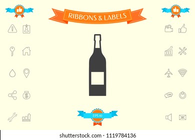 Bottle of wine icon
