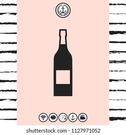 Bottle of wine icon