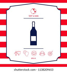 Bottle of wine icon