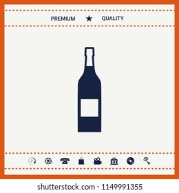 Bottle of wine icon