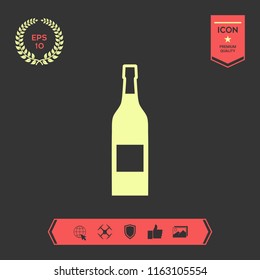 Bottle of wine icon