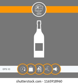 Bottle of wine icon
