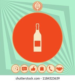 Bottle of wine icon