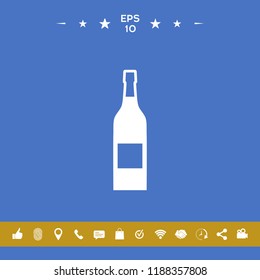 Bottle of wine icon