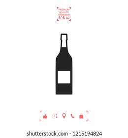 Bottle of wine icon