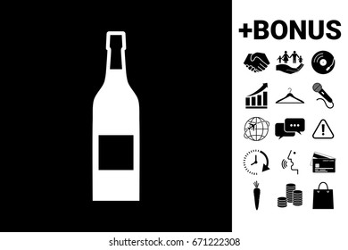Bottle of wine icon