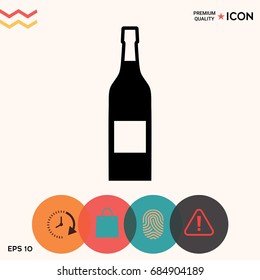 Bottle of wine icon