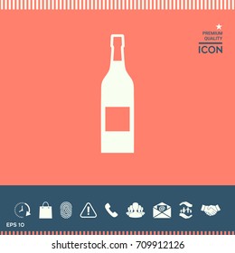 Bottle of wine icon
