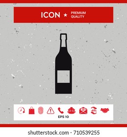 Bottle of wine icon