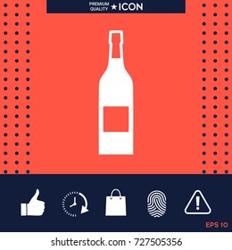 Bottle of wine icon