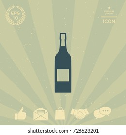 Bottle of wine icon