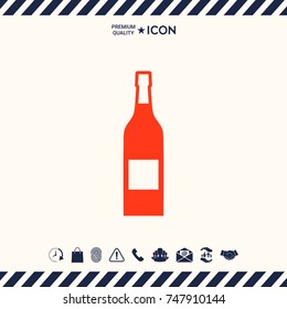 Bottle of wine icon
