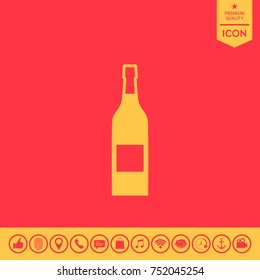 Bottle of wine icon