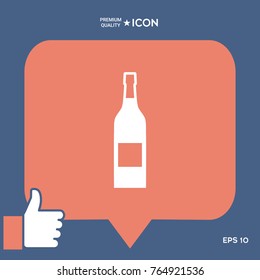 Bottle of wine icon