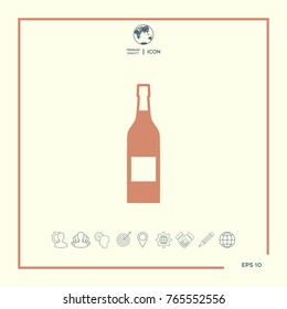 Bottle of wine icon