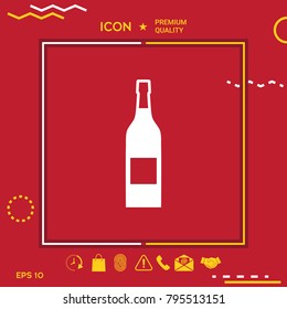 Bottle of wine icon