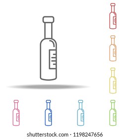 bottle of wine icon. Elements of Alcohol drink in multi colored icons. Simple icon for websites, web design, mobile app, info graphics