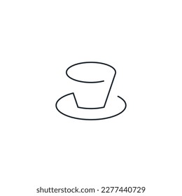 Bottle of Wine Line Icon, Outline Vector Symbol Illustration. Pixel Perfect, Editable Stroke.