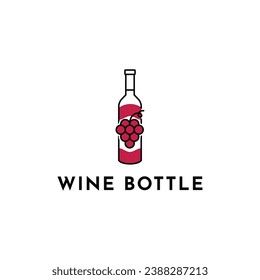 bottle and wine logo design ideas