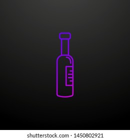 Bottle of wine nolan icon. Elements of alcohol drink set. Simple icon for websites, web design, mobile app, info graphics