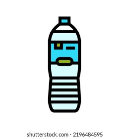 bottled water drink color icon vector. bottled water drink sign. isolated symbol illustration