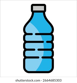 Elemento embotellado del icono del agua para el diseño
