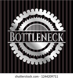 Bottleneck silvery emblem