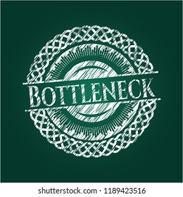 Bottleneck written on a chalkboard