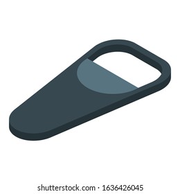 Bottle-opener icon. Isometric of bottle-opener vector icon for web design isolated on white background