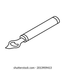 Bottle-opener isometric vector icon.Outline vector icon isolated on white background bottle-opener.