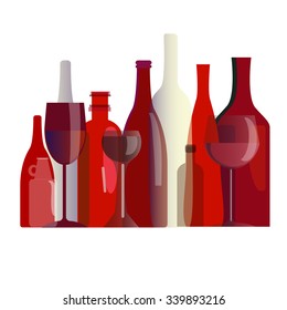 bottles bar glass 