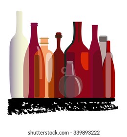 bottles bar glass 
