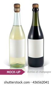 bottles of champagne