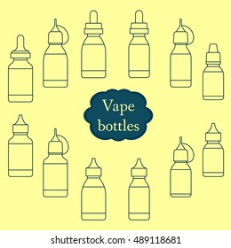 Bottles for electronic cigarette