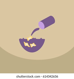 Bottles floating in the water line icon for web, mobile and infographics. Vector dark grey icon isolated on background.