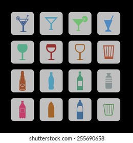 bottles and glass
