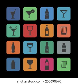 bottles and glass
