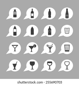 bottles and glass