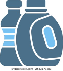 Bottles Glyph Two Colour Icon
