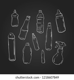 Bottles Hand Drawn