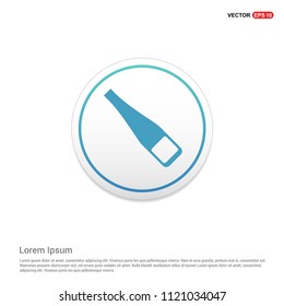 bottles icon Hexa White Background icon template - Free vector icon
