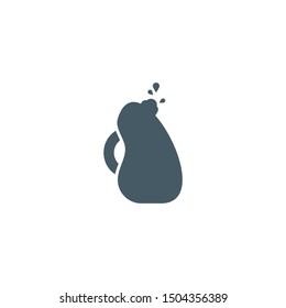 Bottles icon vector. Flat icon illustration