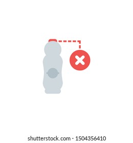 Bottles icon vector. Flat icon illustration