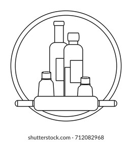 bottles kitchen product icon
