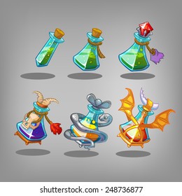 Bottles of potion (game booster)