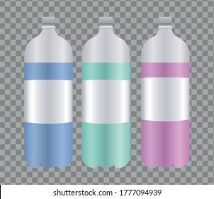 bottles products packing branding icons vector illustration design